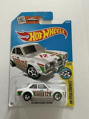 Buy ‘70 Ford Escort RS1600 White Castrol Long Card Hot Wheels RS • 11.99£