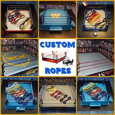 Buy Replacement Ropes For WWE Wrestling Figure Rings Retro ASR Hasbro Mattel *Read* • 5£