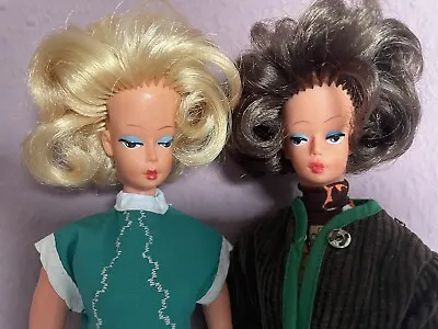 Buy Vintage GDR Barbie - 2 STEFFI Dolls Waltershausen Orig. Clothing RARE 60s 70s • 474.78£