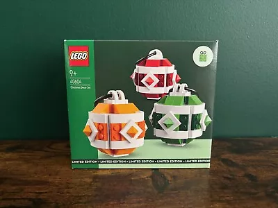 Buy LEGO 40604 Christmas Wintertime Decor Baubles Set *NEW SEALED Limited Edition • 15£