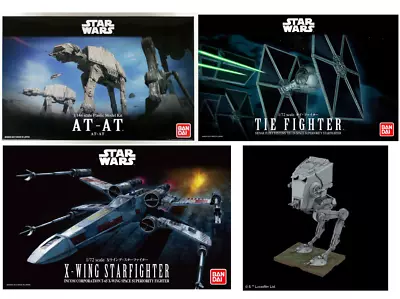 Buy Bandai Star Wars Model Kit X-Wing, Y-Wing, A-Wing, Tie Fighter. AT-AT, AT-ST • 36.99£