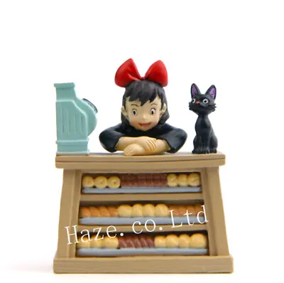 Buy Hot Kiki's Delivery Service Black Cat Jiji Bakery Figure Toy Collectible 6cm Ani • 13.33£