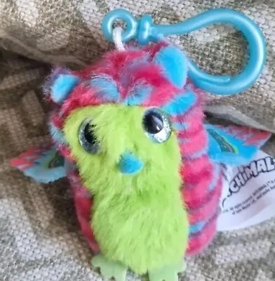 Buy Hatchimals Fabula Forest Pink Green Owl Bird Toy Key Ring Chain Plush Toy VGC • 2.99£