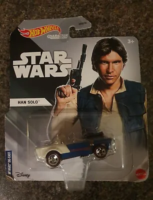 Buy Hot Wheels Star Wars Character Cars 1:64 Metal Vehicle Han Solo • 12£