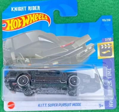 Buy Hot Wheels Knight Rider Kitt Super Pursuit Mode Hw Screen Time 7 Mint On Card 80 • 4.99£