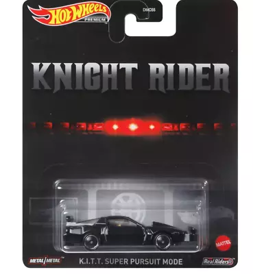 Buy Hot Wheels KITT Super Pursuit Mode Kinght Rider DMC55-957B 1/64 • 8.15£