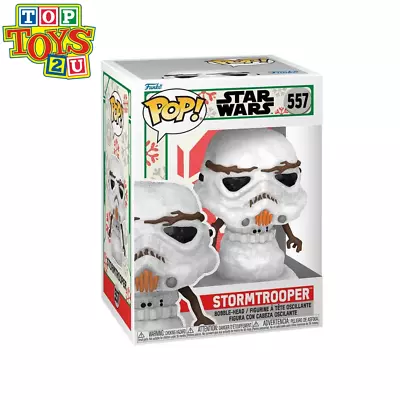 Buy Funko POP! Star Wars Holiday - Stormtrooper - Snowman 557 • 12.95£