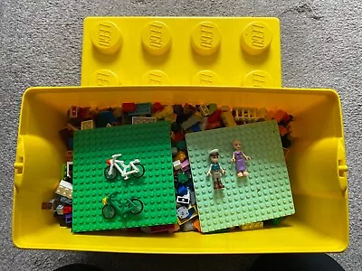 Buy Tub Of Lego Bundle Job Lot Bricks Figures Base Plates Bikes Checked 100% Lego • 24.97£