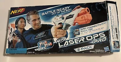 Buy Nerf Laser Ops Pro -2 Gun Pack Hasbro Alphapoint Blasters Lazer Pistol Bluetooth • 15.50£