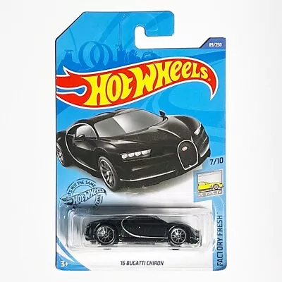 Buy Hot Wheels 2020 16 Bugatti Chiron (Black) HW Exotics • 14.39£