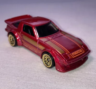 Buy Hot Wheels Mazda RX7 Red 2011 Used Condition See Photos Nice Old Style Shape Car • 5.50£