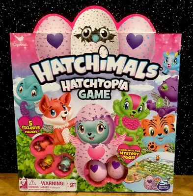 Buy HATCHIMALS HATCHTOPIA BOARD GAME + 2 Mystery Eggs & 5 Figures. Age 5+ NEW. • 10.50£