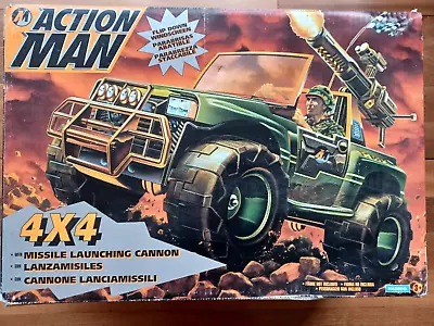 Buy 1993 Action Man Combat Jeep Rhino XT-71 4x4 Vehicle Hasbro - Empty Box Only • 9£
