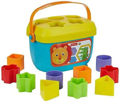 Buy Fisher Price Baby's First Chunky Blocks Shape Sorter - Infant Toy NEW • 10.99£