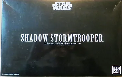 Buy Bandai Imperial Shadow Stormtrooper 1/12 Scale Plastic Model Kit Star Wars • 48£