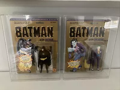 Buy Vintage Batman And Joker Mocs 1989 Toybiz • 225£