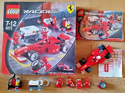 Buy Lego 8673 Ferrari F1 Fuel Stop Complete Vintage Racers Set 2006 Box Instructions • 49.95£