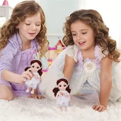 Buy 16cm Lolita Princess Barbie Dolls Figure In White Wedding Dress For Girls • 6.02£