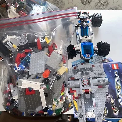 Buy LEGO Parts And Pieces JOB LOT BUNDLE And Manuals  , Space Police , Star Wars • 35£