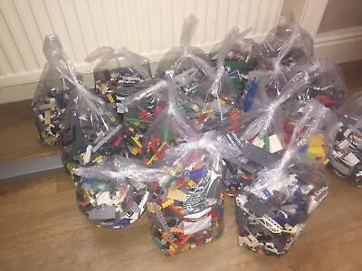 Buy LEGO Bundle Bulk Mixed ½KG 500g Bricks Plates Half A Kilo 2 (Two) Free Minifig. • 12£