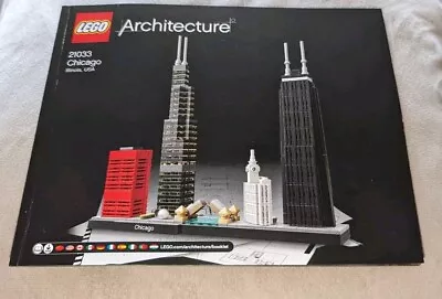 Buy Lego 21033 Architecture Chicago City Skylines Instructions ONLY  • 19.99£