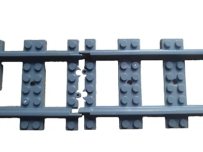 Buy Lego Compatible Train Track Straight X 6 Brand New Compatible With Lego Tra • 4.99£