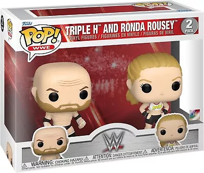 Buy Triple H And Ronda Rousey | Funko Pop WWE | 2 Pack Brand New & Sealed • 9.99£