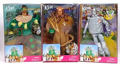 Buy 3x 1999 Mattel The Wizard Of Oz Ken Barbie Doll: 25814 + 25815 + 25816 / NrfB • 154.11£