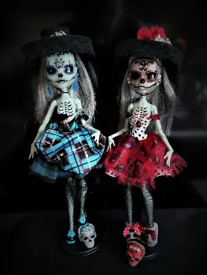 Buy 1 Monster High Doll Repaint FRANKIE STONE Sound/Light Effects Skull • 91.89£