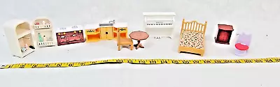 Buy Lot Of Different Dollhouse Furniture Like Calico Critters Sylvanian Family • 66.15£
