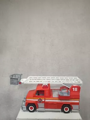 Buy Playmobil Fire Engine Rescue Truck 2012 Retro Incomplete Rare Model Red 18 • 12.49£