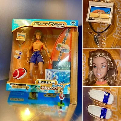 Buy Surfing GET REAL GIRL Corey’s Adventure 12” Barbie Type Doll Figure UNOPENED MiB • 30£