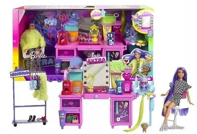 Buy BARBIE EXTRA DELUXE DOLL SET Doll + Dressing Table GYJ70 Mattel • 91.89£