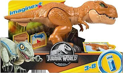 Buy Imaginext Jurassic World Dinosaur Toy Thrashin’ Action T. Rex Figure With Action • 12£