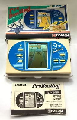 Buy Vintage 1984 EXTREMELY RARE BANDAI PRO BOWLING LCD GAME (Near Mint Condition) • 95£