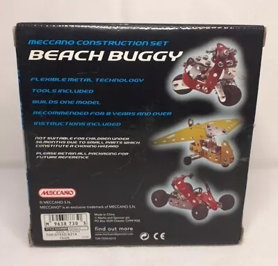 Buy Meccano Construction Kit Beach Buggy BNIB Marks & Spencer Exclusive M&S New • 8.99£