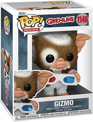 Buy Funko POP Movies #1146 Gremlins Gizmo With 3D Glasses Vinyl Figure • 14.85£