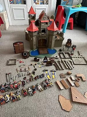 Buy Vintage Playmobil 3268 Knights Empire Castle + Lots Of Figures • 45.99£