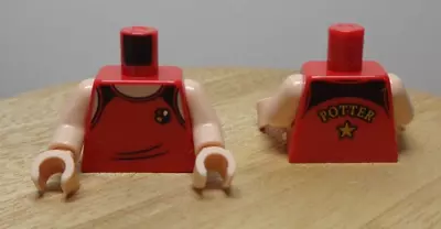 Buy LEGO Parts Minifigure Printed Torso's Shirt Potter Red X2 • 3.99£