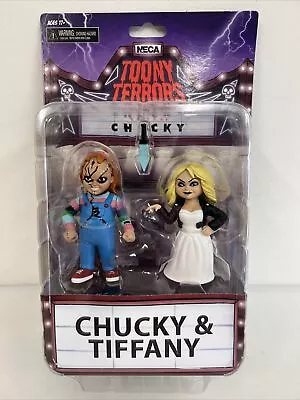 Buy Bride Of Chucky - Chucky & Tiffany 6” Scale Toony Terrors Action Figure 2-Pack  • 29.99£