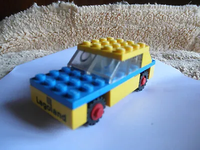 Buy Lego Vintage Car From 1970s With Rare Legoland Printed Brick • 6£