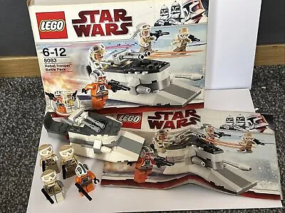 Buy Lego Star Wars 8083 Rebel Trooper Battle Pack, Complete With Box & Instructions • 19.99£