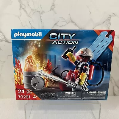 Buy Playmobil 70291 City Action Fire Rescue Set 24 Pc - New & Unopened • 7.99£