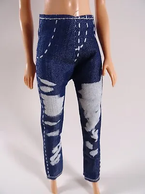 Buy Fashion Fashion Clothing For Barbie Or Similar Doll Long Jeans Pants Printed (12861) • 5.09£