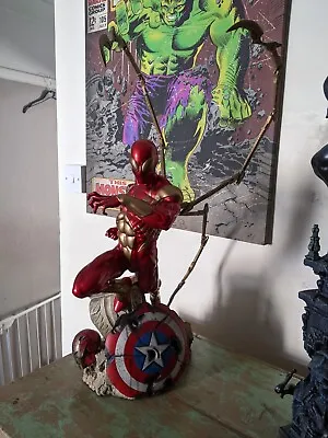 Buy Sideshow Iron Spider-Man EX Comiquette Statue Marvel NT(XM Studios Or Prime One) • 289.99£