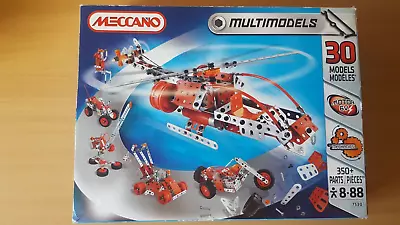 Buy Meccano Multimodels Constuction Set Creative Motor 7530 350parts 30 Models VGC • 14.99£
