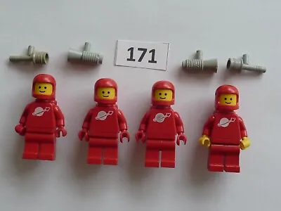 Buy Lego, Lot 171, Vintage Red Space Men, X4, Plus Air Tanks And Some Tools. • 0.99£