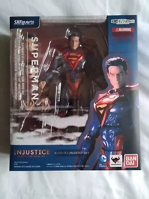 Buy Superman Figure Dc Injustice Gods Among Us S H FIGUARTS Figure Boxed • 37.50£