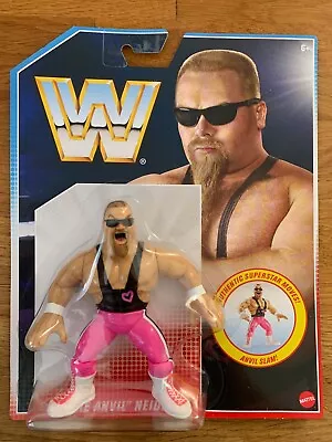 Buy WWF WWE Mattel Retro Jim  The Anvil  Neidhart (Series 12) MOC • 25£