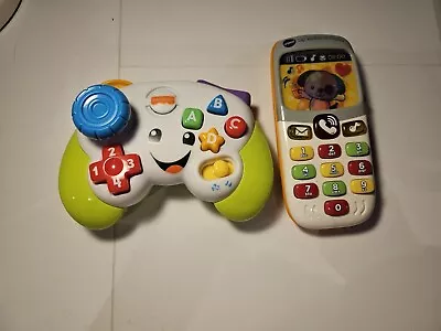Buy Fisher-Price Toddlers Game Controller  & Vtech My First Smart Phone Toy Bundle • 0.99£